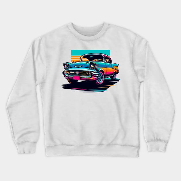 Chevrolet Bel Air Crewneck Sweatshirt by Vehicles-Art